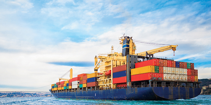 Ship with Containers