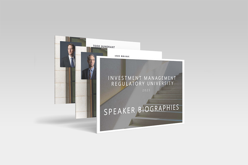 Investment Management Regulatory University | Mayer Brown